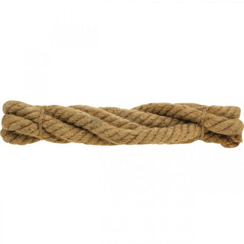 Floristik24 Cuerda decorativa cordón de yute marítimo cuerda de decoración de verano natural Ø3cm 3m