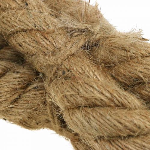 Floristik24 Cuerda decorativa cordón de yute marítimo cuerda de decoración de verano natural Ø3cm 3m