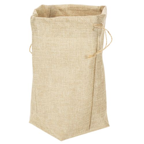 Bolsa de yute de 13,5 × 11 cm y 25 cm de alto. | Floristik24.es