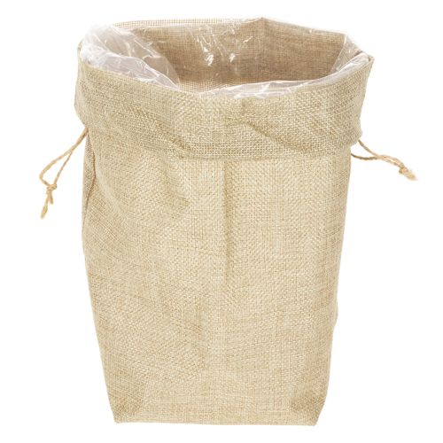 Bolsa de yute de 13,5 × 11 cm y 25 cm de alto. | Floristik24.es