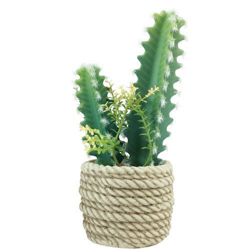 Artículo Cactus en maceta cactus artificiales surtidos 28cm 2uds