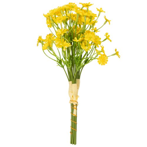 Artículo Manzanilla artificial como ramo de flores para una decoración fresca y de fácil cuidado, 28 cm, 3 piezas