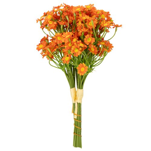 Artículo Ramo de flores artificiales de manzanilla para decoración atmosférica de temporada, 27 cm, 3 piezas