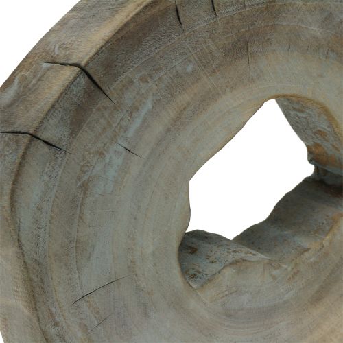 Floristik24 Escultura decorativa madera de alcanfor H22.5cm