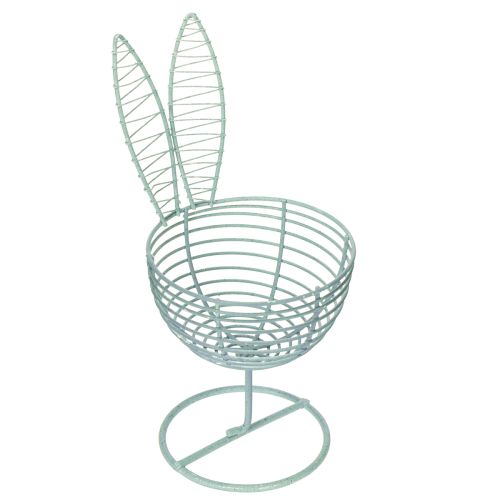 Artículo Conejo de alambre como objeto decorativo abierto para ideas modernas de primavera y Pascua, 16 cm, 3 piezas