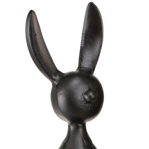 Artículo Taburete Edge conejito Conejito de Pascua metal negro 12×11×34cm