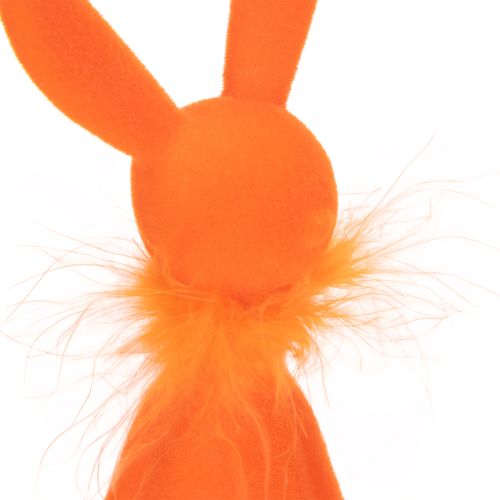 Artículo Figura de conejo de Pascua sentado para estante, ideal para Pascua y primavera, 27 cm, 2 piezas