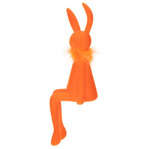 Artículo Figura de conejo de Pascua sentado para estante, ideal para Pascua y primavera, 27 cm, 2 piezas
