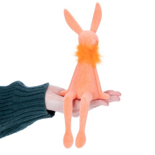 Artículo Figura de conejo de Pascua sentado para estante, ideal para Pascua y primavera, 27 cm, 2 piezas