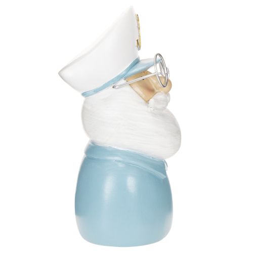 Figura de capitán, decoración marítima con gafas y sombrero, 16 cm. | Floristik24.es