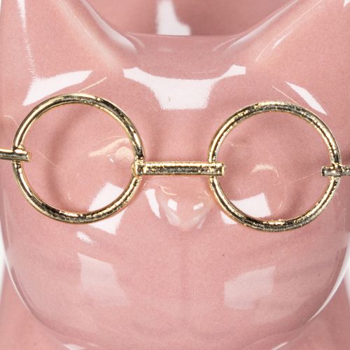 Artículo Figura decorativa de gato, ideal para dormitorio y baño, 14 cm, 2 piezas