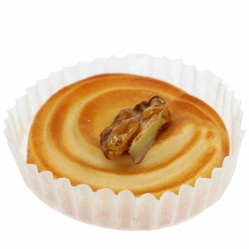 Floristik24 Tartaletas de nueces clasificadas artificialmente 5cm 4pcs