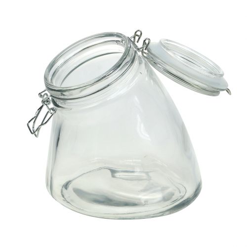 Floristik24 Tarro para galletas mediano transparente 20cm