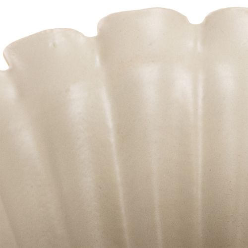 Cuenco, copa, cáliz floral, decoración color crema, 9 cm | Floristik24.es