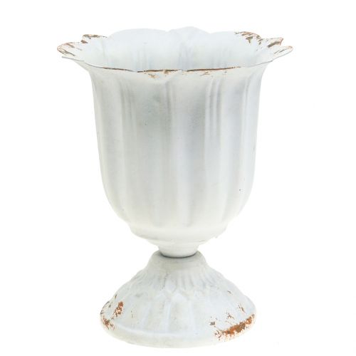 Copa Antigua Blanco Rústico Ø12cm H14cm