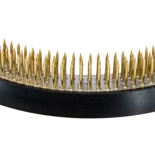 Floristik24 Ayuda para la inserción de anillos Kenzan, agujas de latón, Ø150 mm