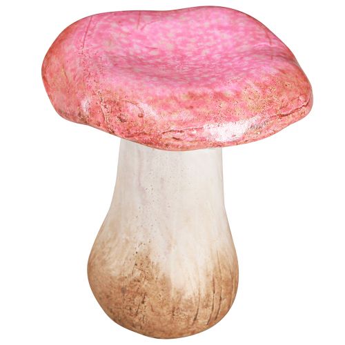 Artículo Decoración de setas de cerámica rosa decoración de otoño cerámica Ø8/8,5/9cm 3 piezas