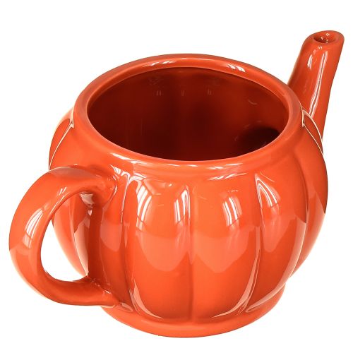 Artículo Maceta de cerámica tetera naranja surtida 21,5×13×10cm 2 uds