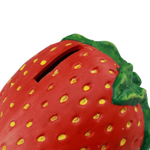 Floristik24 Hucha cerámica decoración fresa 17×13,5×13,5cm