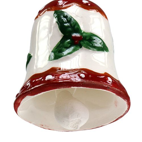 Floristik24 Campana de cerámica para colgar 5cm de colores 3pcs