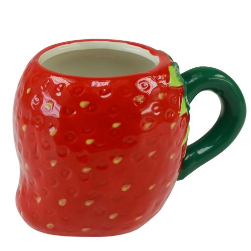 Artículo Vaso ceramica fresa para plantar 10cm Ø6,5cm