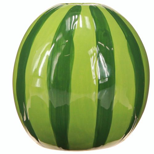 Artículo Jarrón de cerámica sandía jarrón decorativo cerámica H12cm