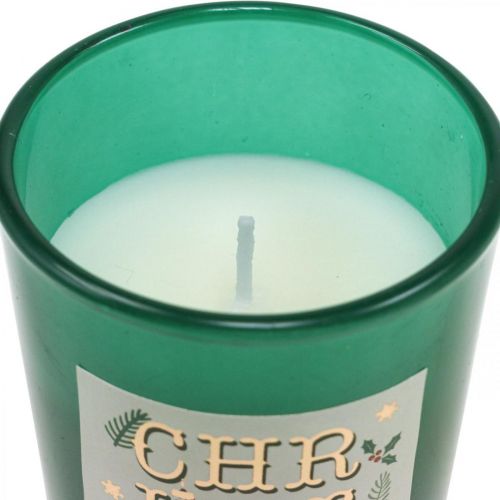 Floristik24 Velas perfumadas en un set de regalo de cristal Velas navideñas 7cm 3pcs