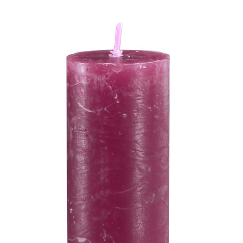Artículo Velas velas en barra color baya 34x300mm 4 piezas