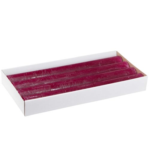 Artículo Velas velas en barra color baya 34x300mm 4 piezas