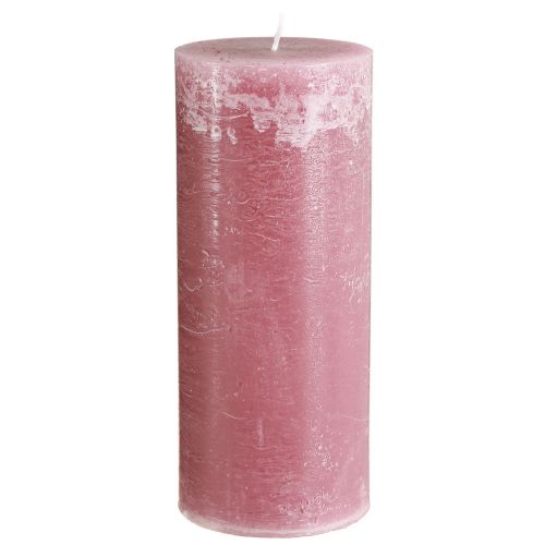 Artículo Velas en pilar rosa velas rosa viejo 85×200mm 2 piezas