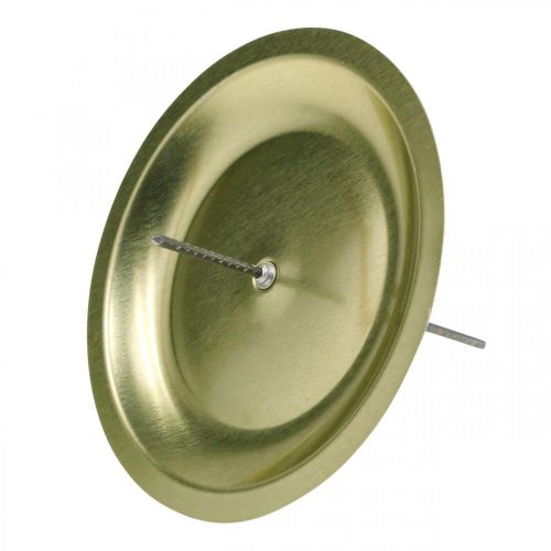 Artículo Portavelas 8cm oro 16 piezas