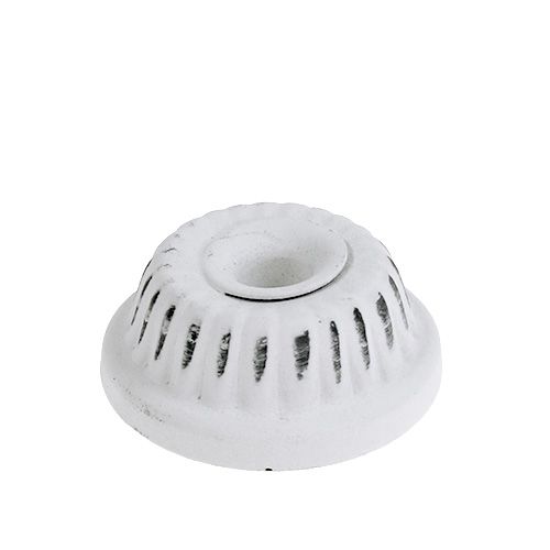 Floristik24 Bandeja para horno candelabro blanco Ø5,3cm H2cm