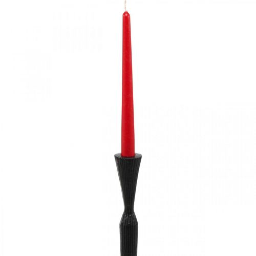 Artículo Candelero de metal negro Candelero Ø12cm H46cm