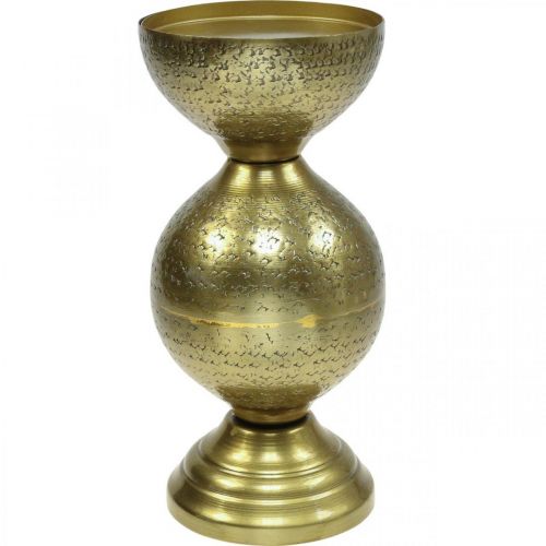 Floristik24 Portavelas portavelas oriental metal 25cm