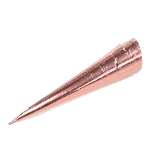 Floristik24 Portavelas cobre Ø4.5cm H14cm 8pcs