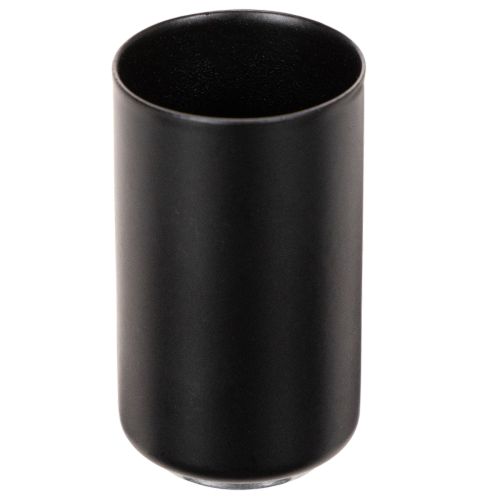 Portavelas magnético redondo, negro mate, para velas cónicas de 25 mm, 4 unidades. comprar | Floristik24.es