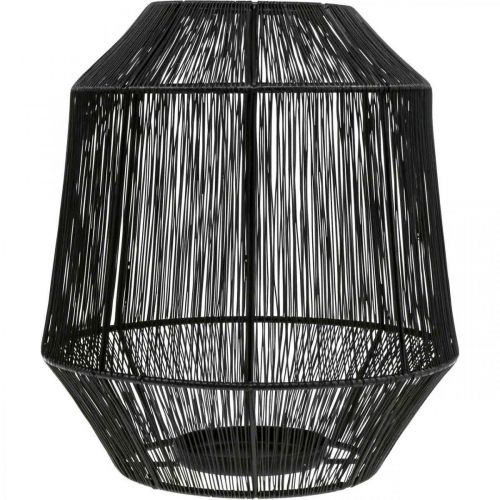 Artículo Candelabro Black Deco Lantern Cesta de alambre Ø24cm H28cm