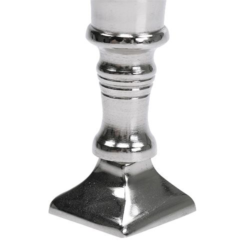 Floristik24 Candelabro Plata Ø1,1cm H7cm 1pc