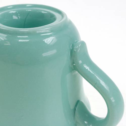 Floristik24 Vaso portavelas Ø7.5cm H6cm verde 3pcs