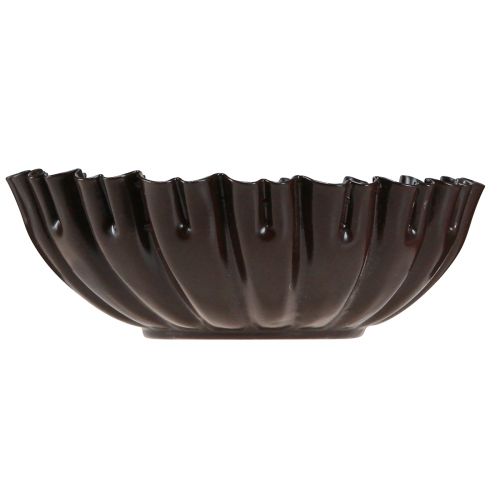 Artículo Portavelas molde para tarta vintage marrón oscuro Ø11,5cm 4ud