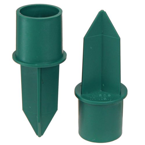 Artículo Portavelas para velas de palo plástico verde Ø2,2cm 5 piezas