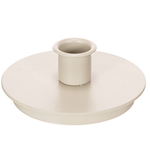 Portavelas redondos color crema para velas cónicas, decoración de mesa, 10 cm, 2 unidades comprar | Floristik24.es