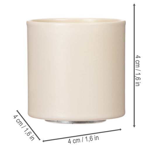 Portavelas magnéticos para velas cónicas gruesas (4 cm), 4 unidades | Floristik24.es