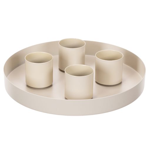 Portavelas magnéticos para velas cónicas gruesas (4 cm), 4 unidades | Floristik24.es
