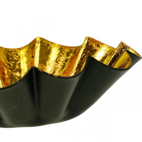 Artículo Portavelas adorno navideño molde para hornear oro negro Ø10cm