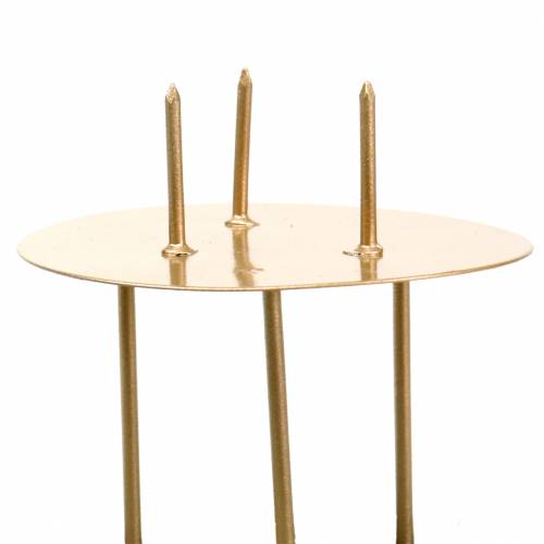 Portavelas para pegar oro Ø6.5cm 12pcs