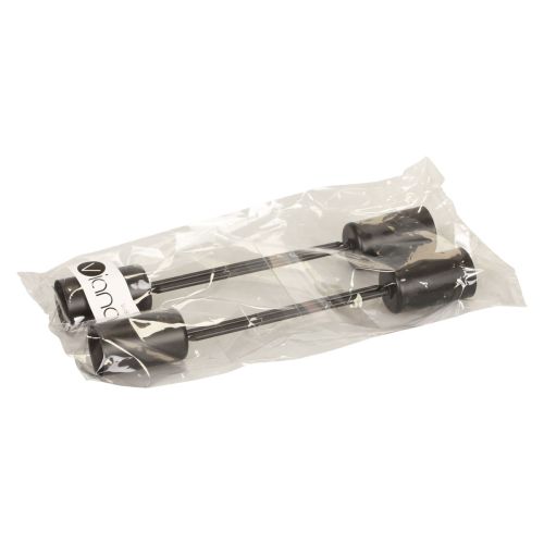 Artículo Portavelas corona de Adviento portavelas negro 2,2×4cm 4 piezas