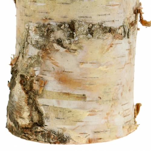 Floristik24 Candelabro abedul Ø8cm H14cm