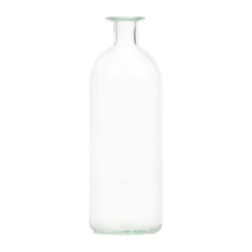 Artículo Portavelas botellas decorativas mini jarrones vidrio transparente Al. 19,5 cm 6 piezas