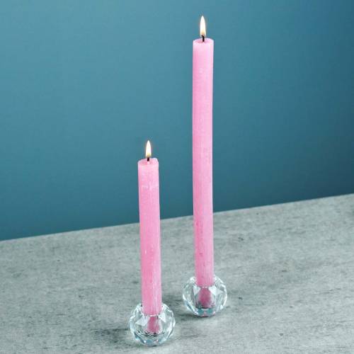 Floristik24 Portavelas diamante claro Ø5cm decoracion mesa